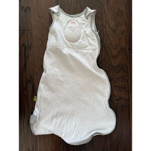 Nested Bean Zen Sack Classic Medium 6-15 months pink white